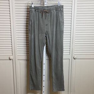 FAHERTY Essential Drawstring Pants Green Medium